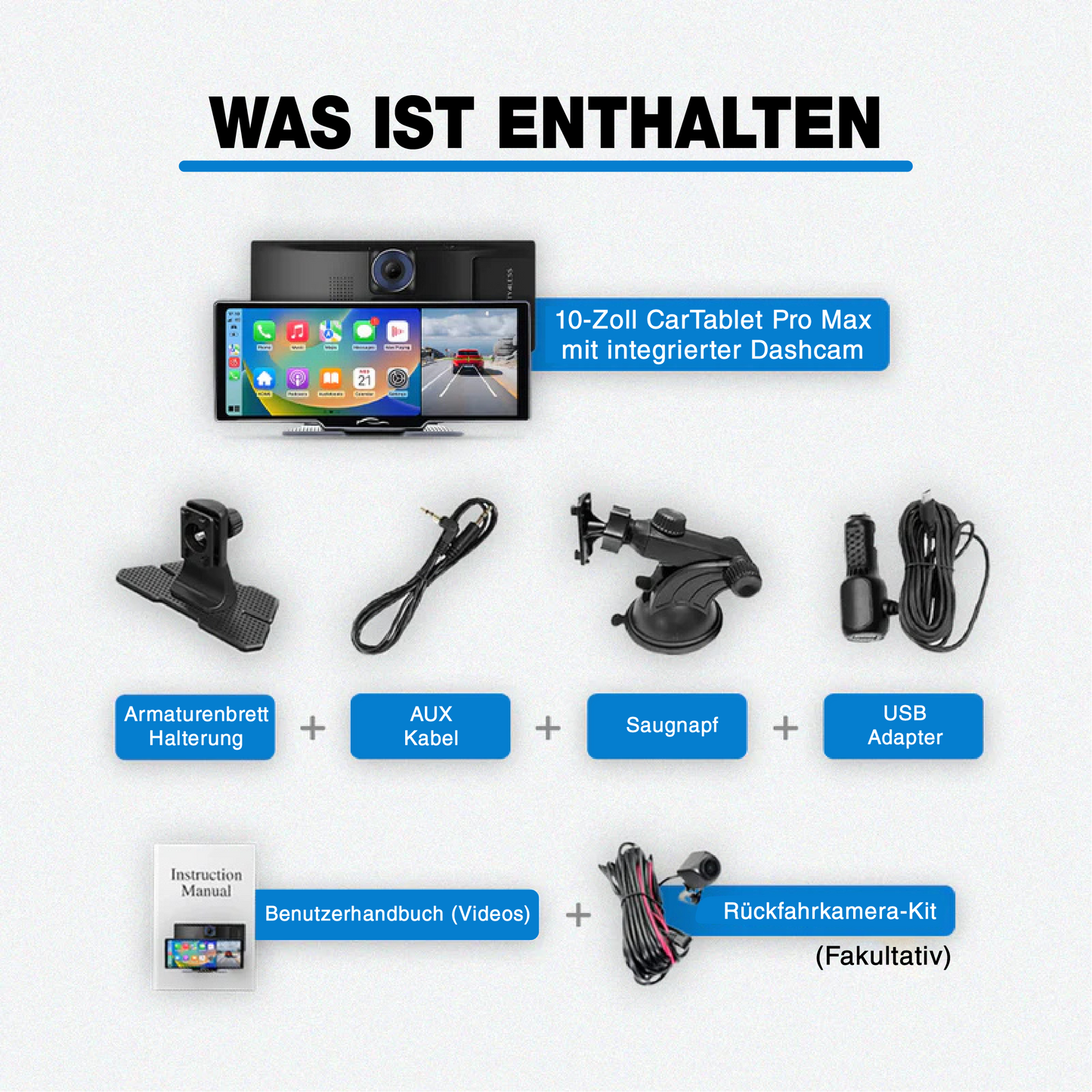 CarTablet Intelligenter Fahrbegleiter (2025 Model)