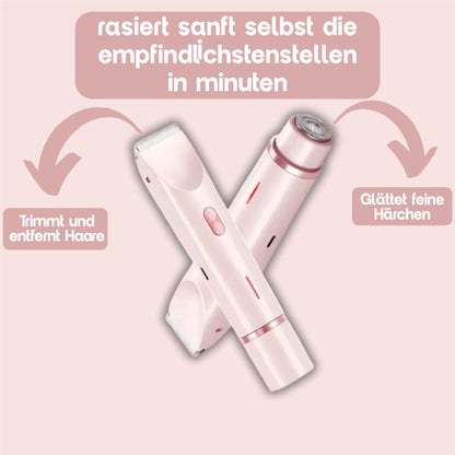 GlowShave - 2-in-1 Körperrasierer für Frauen