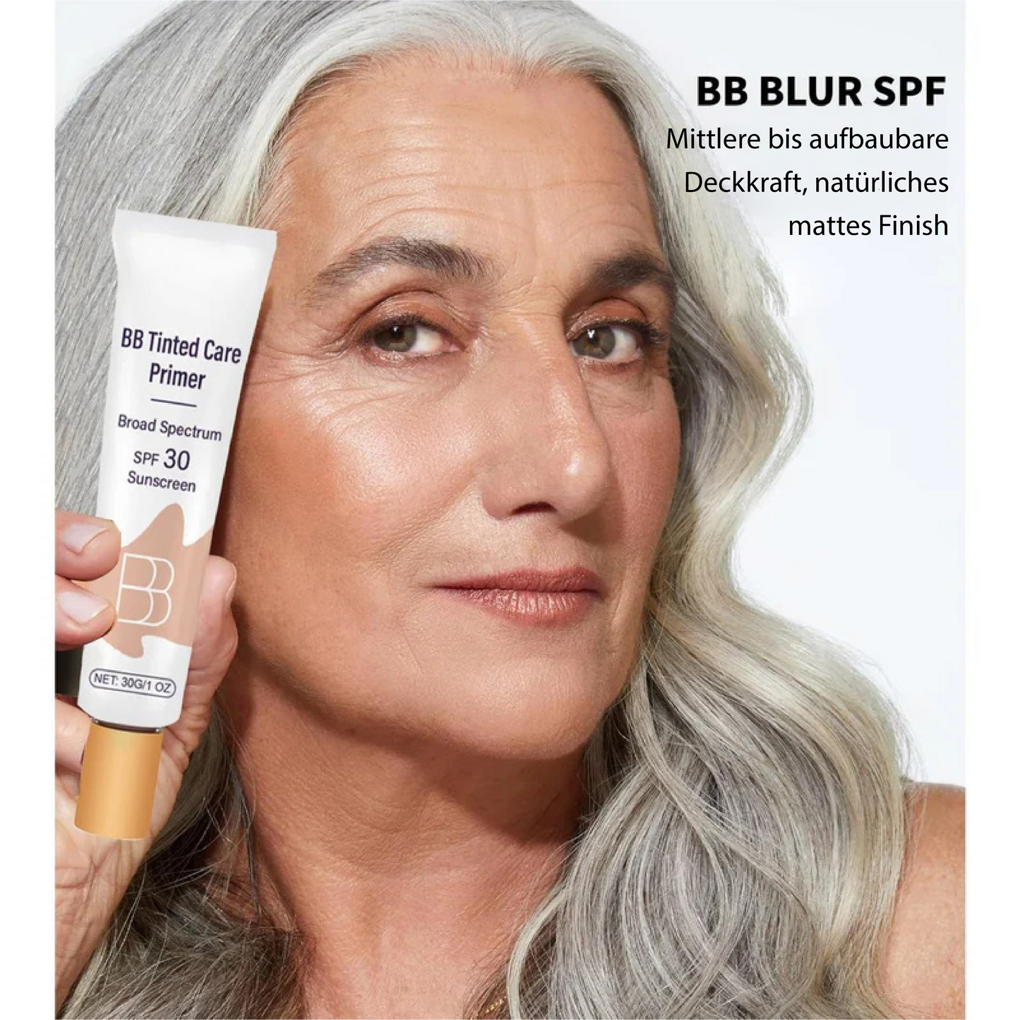 BB Feuchtigkeitscreme SPF 30 - hellt auf, spendet Feuchtigkeit und glättet die Haut