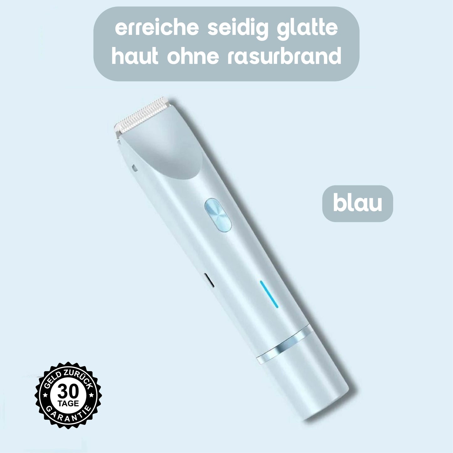 GlowShave - 2-in-1 Körperrasierer für Frauen